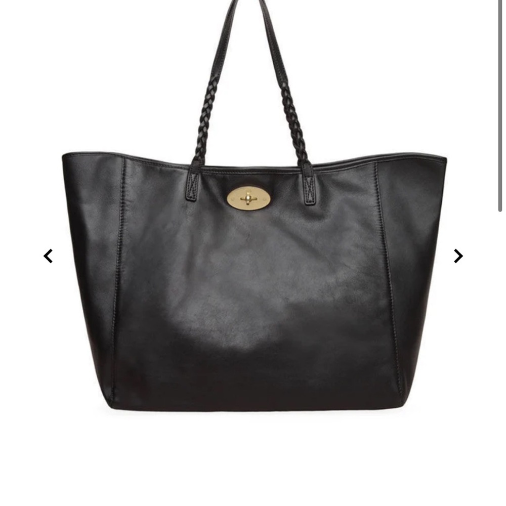 Mulberry Medium Dorset Black Leather Tote Bag